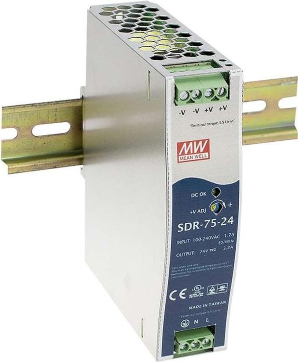 Produktbild MeanWell Stromversorgung Netzteil 76 W Metallisch
