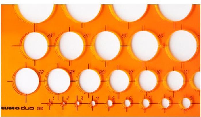 Produktbild Rumold Kreisschablone 1-35 mm (270 cm)