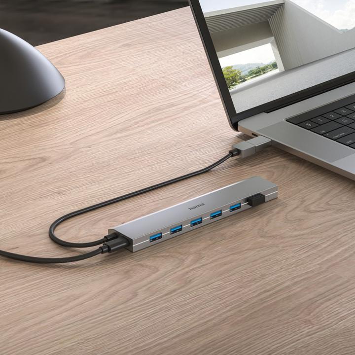 Produktbild Hama 7 Port USB-Hub (USB-A, 7 Ports)
