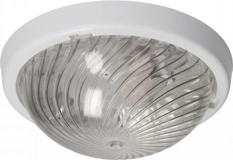 Immagine prodotto Orno 7070T-ALFA/PL Plafoniera, lampada, 75W, E27, IP44, IK10, copertura in policarbonato trasparente (E27)