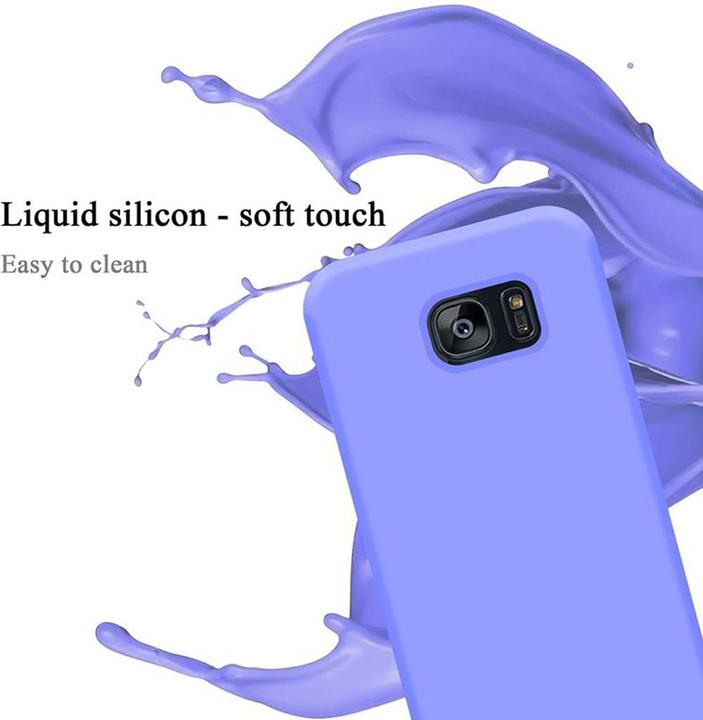 Actual product image Cadorabo TPU Liquid Silicone Case Cover (Samsung Galaxy S7 Edge)