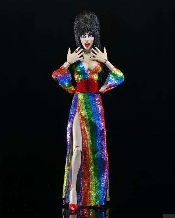 Produktbild Neca Elvira, Mistress of the Dark Clothed Actionfigur Over the Rainbow Elvira 20 cm
