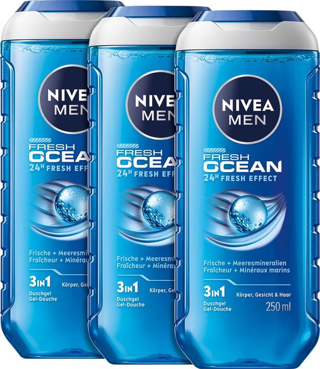 NIVEA Pflegedusche Fresh Ocean Trio