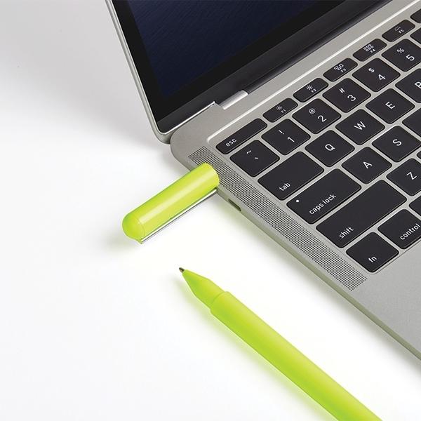 Actual product image Lexon C-Pen Długopis z pendrivem USB-C 32GB żółty/yellow LS101YF (32 GB, USB-C)