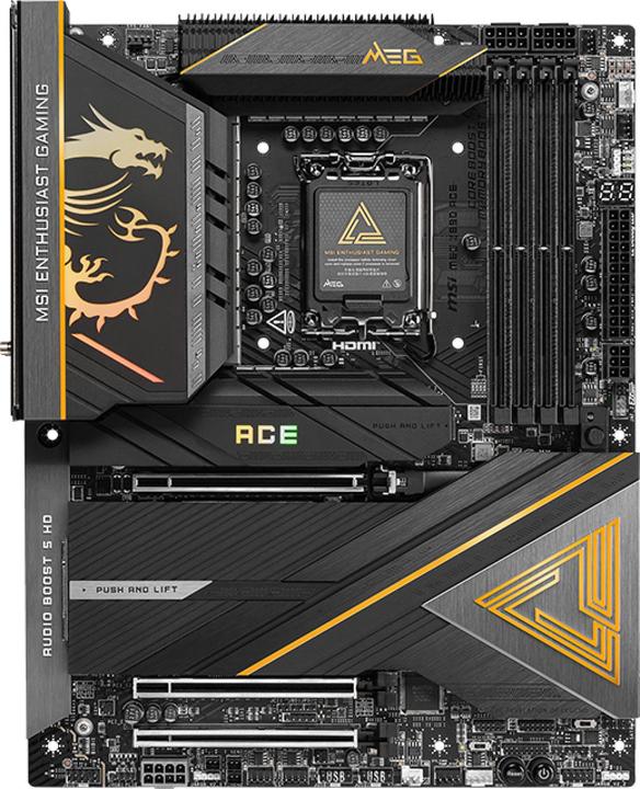Actual product image MSI MEG Z890 ACE (LGA 1851, Intel Z890, ATX)