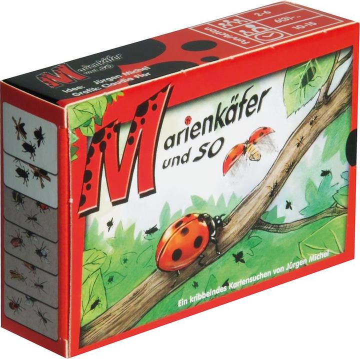 Produktbild ADL11034 - Marienkäfer und so - Kartenspiel (GB, DE, FR, IT, ES), für 2 bis 6 Spieler, ab 7 Jahren (Deutsch)