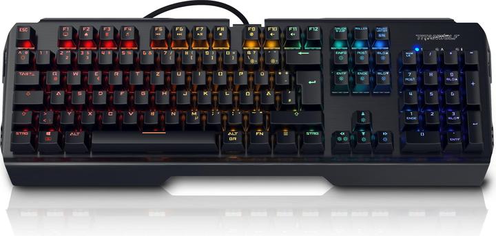Produktbild Titanwolf Gaming Tastatur, mechanisches Keyboard, Anti-Ghosting, Kailh Blue, LED-Beleuchtung (DE, Kabelgebunden)