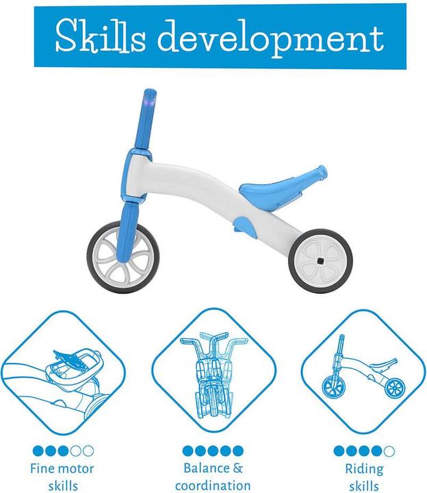 Image du produit Chillafish Bunzi 02 Poussette + Balance Bike 2in1