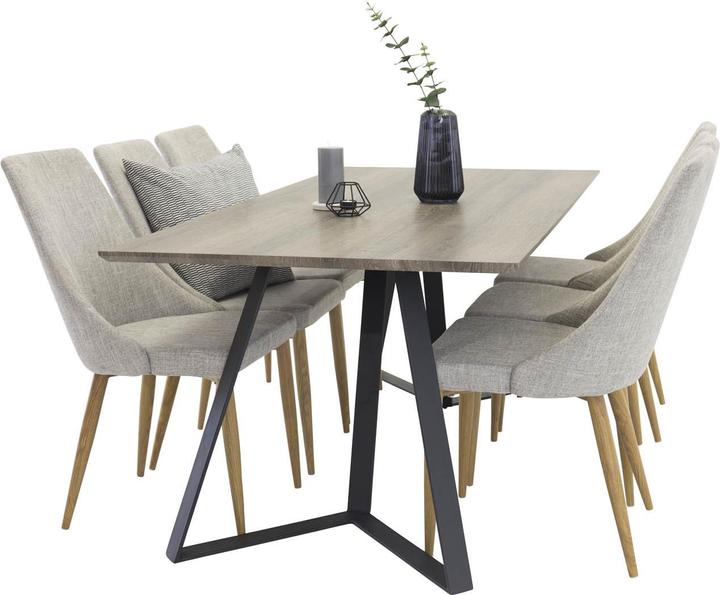 Produktbild Ebuy24 Essgruppe Marina 14 (7-teilig) (90 x 90 x 75 cm)