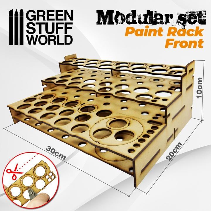 Actual product image Green Stuff World Modular Paint Rack - FRONT