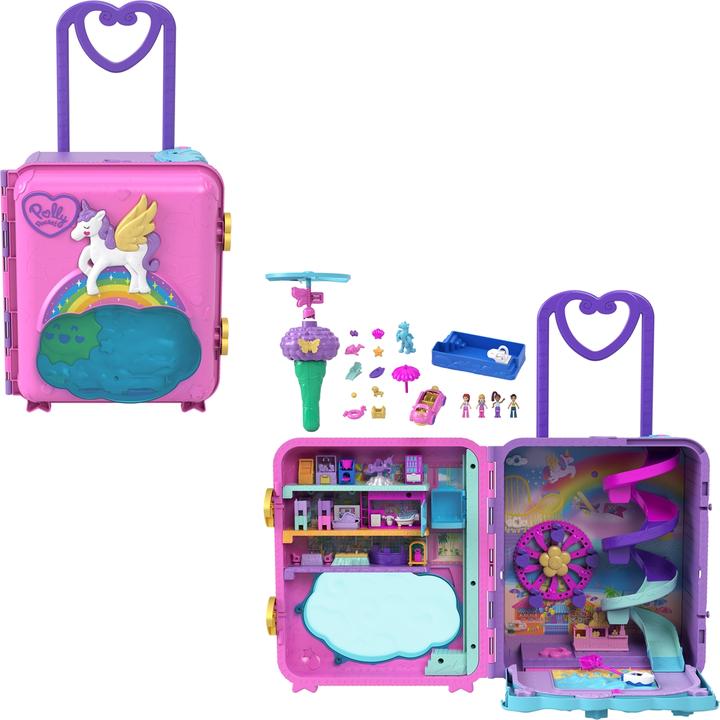 Actual product image Polly Pocket Holiday in a rolling suitcase