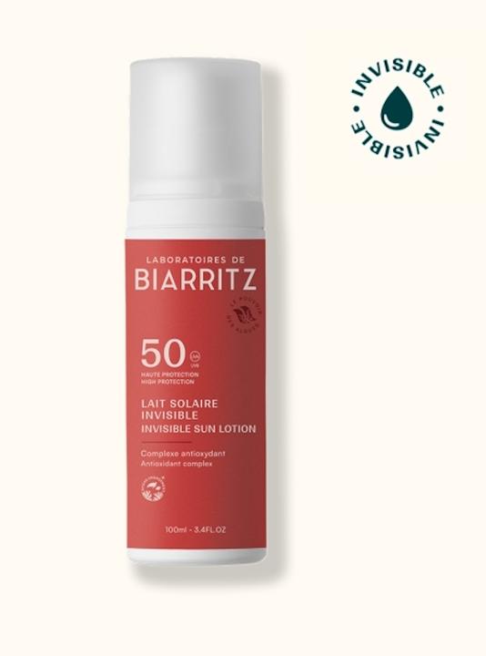 Actual product image Laboratoires de Biarritz Invisible (Suntan lotion, SPF 50, 100 ml)