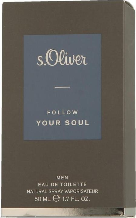 Produktbild S.Oliver Follow Your Soul Men Eau de Toilette 50 ml (Eau de Toilette, 50 ml)