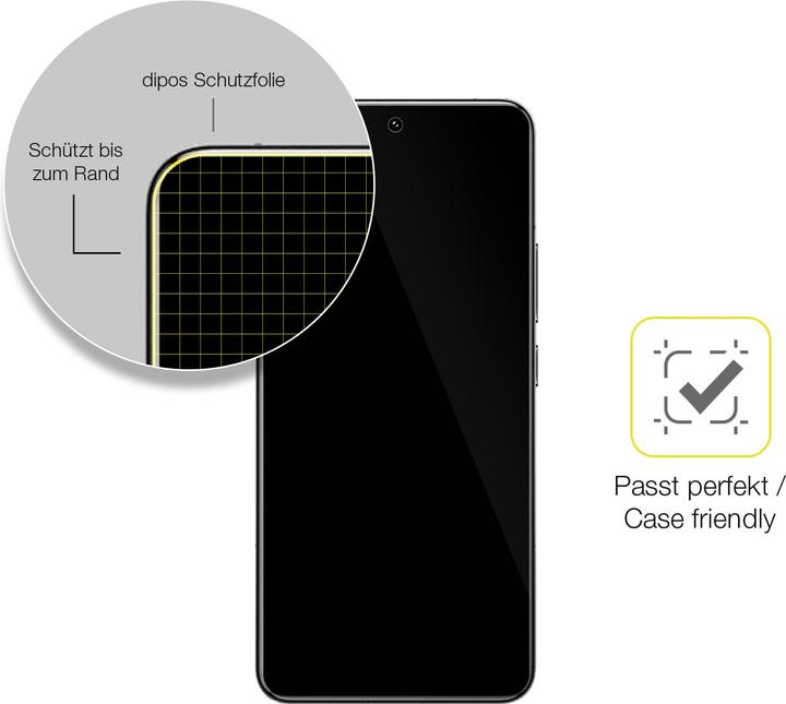 Actual product image Dipos Screen Protector Full-Cover 3D (2 Piece, Xiaomi 14 Pro)