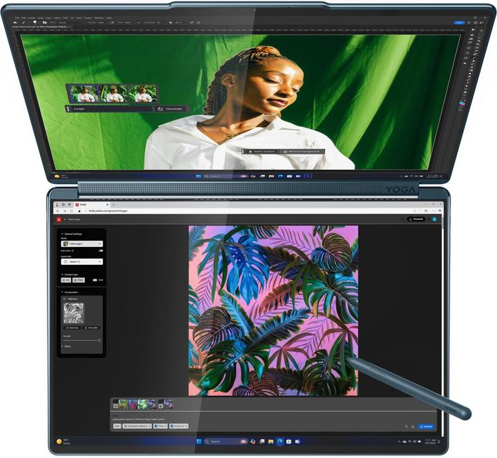 Immagine prodotto Lenovo Yoga Book 9 (14", Intel Core Ultra 7 255H, 32 GB, 1000 GB, DE)