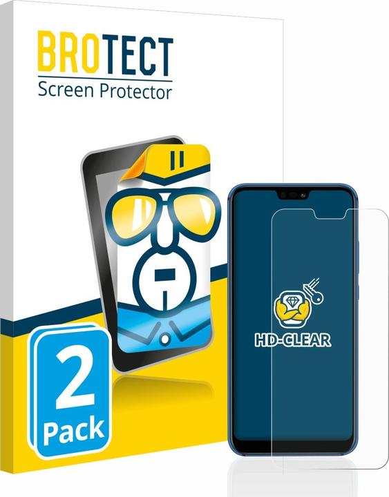 Produktbild BROTECT Schutzfolie Displayschutz Klar (2 Stück, Huawei P20 Lite)
