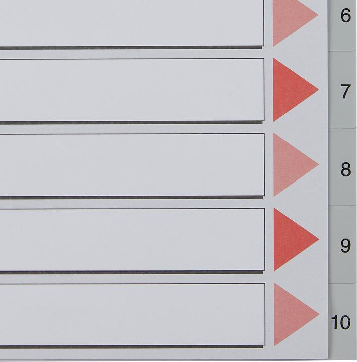 Produktbild Esselte Plastikregister Zahlen