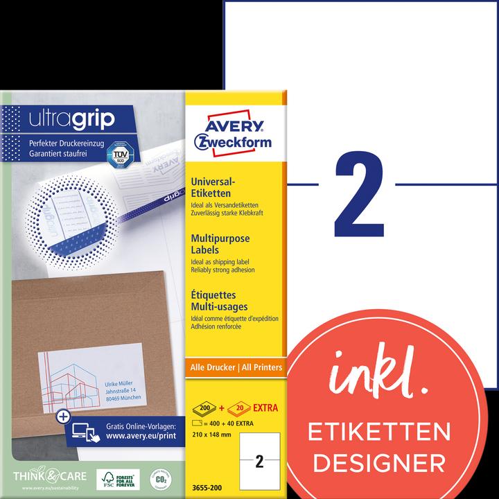 Actual product image Avery Labels