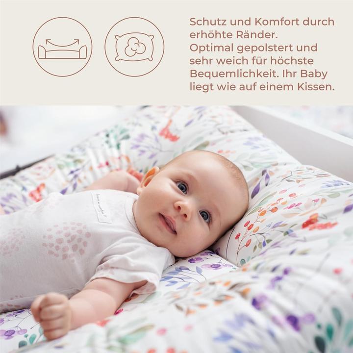Actual product image Milkii Ceba Baby Wickelauflage, Kaninchen (50 x 70 cm)