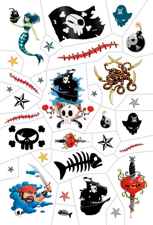 Actual product image Djeco Tattoos pirates