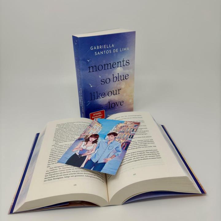 Actual product image Moments so blue like our love (Blue Eternity 1) (German, Gabriella Santos de Lima, 2025)