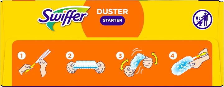 Produktbild Swiffer Staubmagnet Starterset Griff + 3 Tücher (4 Stk.)