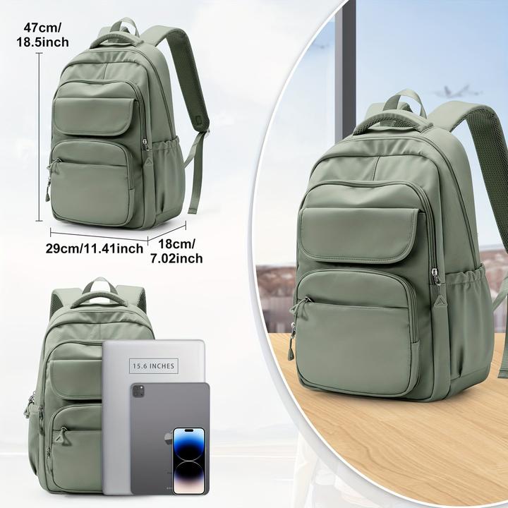 Produktbild Only-Bags.Store Schulrucksack, Schule wasserdicht Buch Tasche, College Laptop Rucksack Reisen Arbeit Tag Tasche