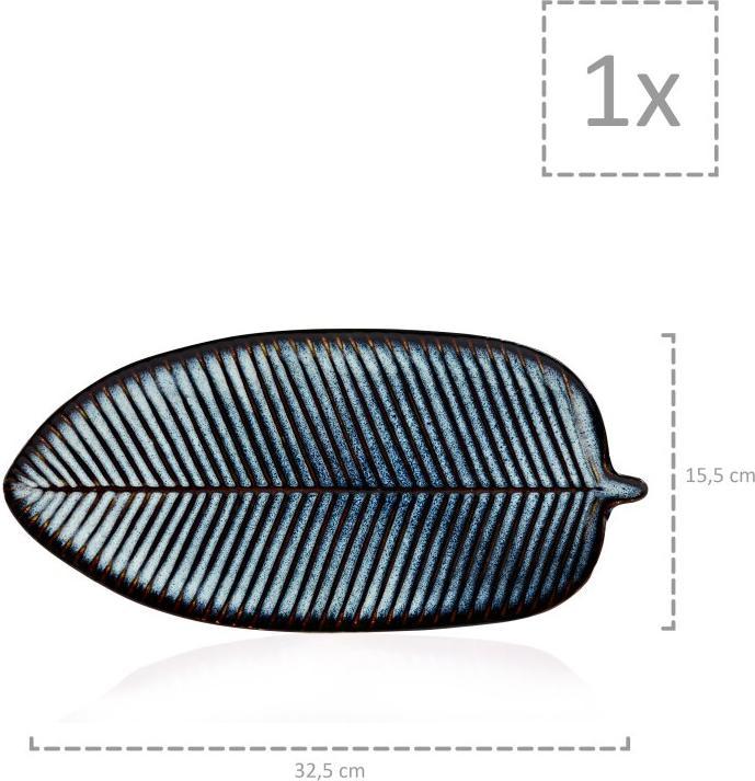 Actual product image Sänger Geschirr Serving plate Tokyo in leaf look