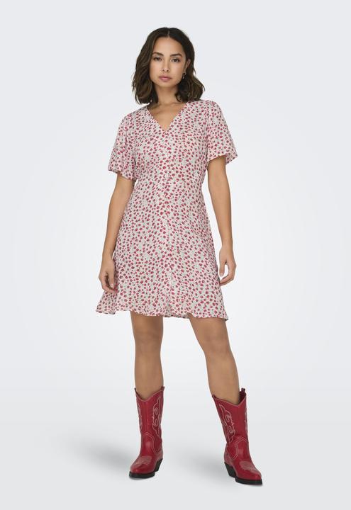 Produktbild Only Normal geschnitten V-Ausschnitt Kurzes Kleid Kleid (L)