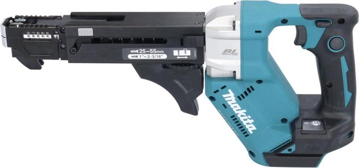 Produktbild Makita DFR 551 RT1J Akku Magazinschrauber 18 V 25 - 55 mm Brushless + 1x Akku 5,0 Ah + LadegerÃ¤t + (Akkubetrieb)