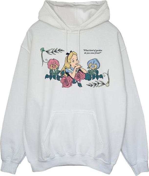 Immagine prodotto Disney Alice In Wonderland What Kind Of Garden Felpa con Cappuccio Donna (XXL)