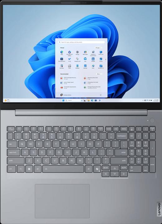 Produktbild Lenovo ThinkBook 16 Gen 8 (16", Intel Core Ultra 7 255H, 32 GB, 1000 GB, CH)