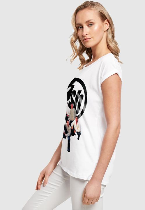 Immagine prodotto Merchcode Donna Backstreet Boys - Maglietta a spalla estesa con logo vintage - 111603 (XL)