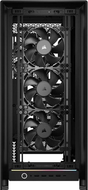 Actual product image Corsair FRAME 5000D RS BLACK MID CASE (E-ATX, Mini-ITX, ATX, mATX)