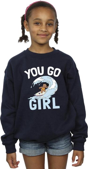 Produktbild Disney Lilo And Stitch You Go Girl Sweatshirt Mädchen (128)