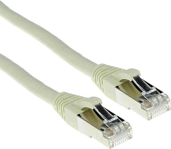 Image du produit Ivory 20 meter SFTP CAT6A patch cable snagless with RJ45 connectors. Cat6a s/ftp snagless iv 20.00m (S/FTP, CAT6a, 20 m)