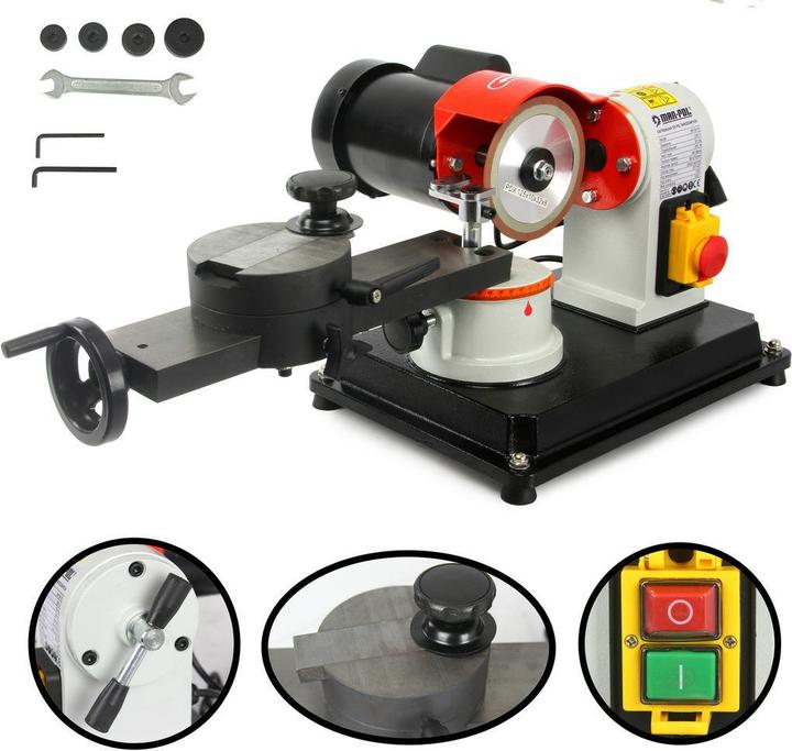 Produktbild MAR Schleifmaschine für Scheiben Kreissägen 250 W elektrische Diamantscheibe Ø125 mm 2850 U/min Basis 37