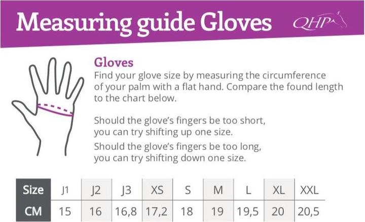 Actual product image Qhp Gloves Glitz (M)