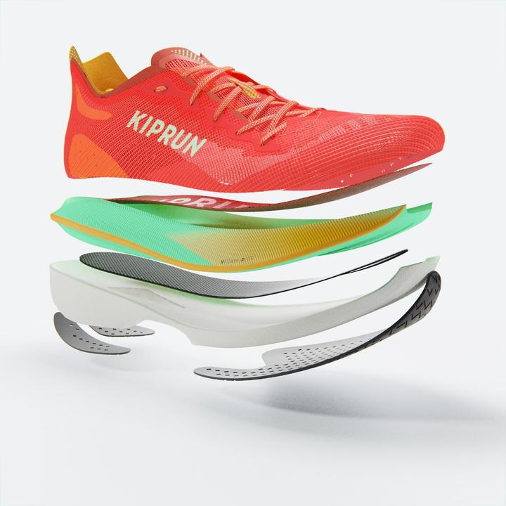 Produktbild Kiprun Men's KD900X LD2 Running Shoes - Orange/Green (40)