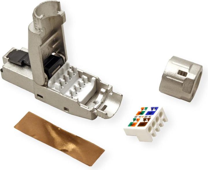 Produktbild Value Feldkonfektionierbarer RJ-45-Stecker Kat.8 (Class I) (Netzwerkkabel Stecker)