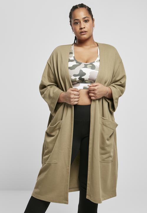 Actual product image Urban Classics Ladies Oversized Terry Cardigan (XS)