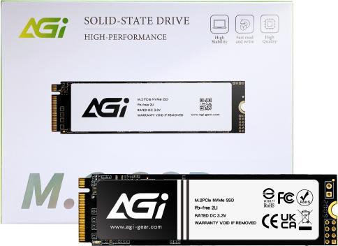 Image du produit AGI 1 TB SSD AI198 M.2 NVMe Gen3 x4 (AGI1T0G16AI198) TLC (1000 Go, M.2 2280)