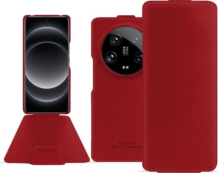 Actual product image Noreve Vertical leather shell (Xiaomi 14 Ultra)