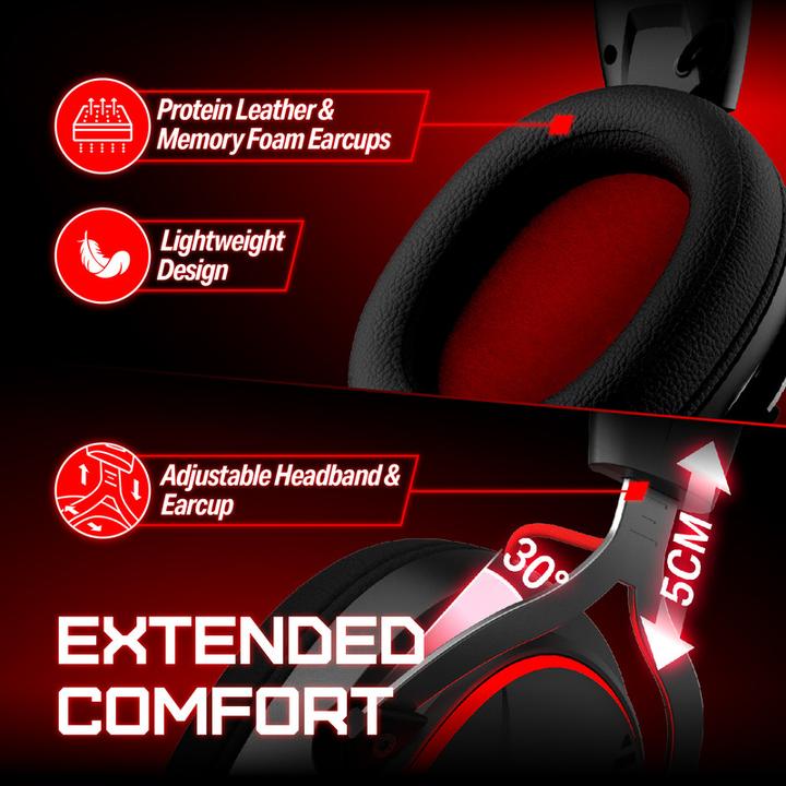 Actual product image OXS Storm G2 Wireless Gaming Headset 7.1 Virtual Surround Sound (24 h)