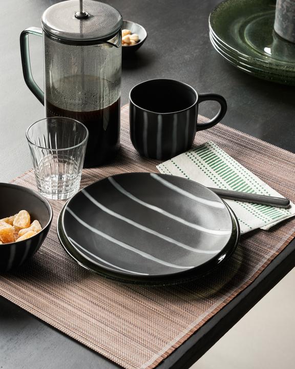 Produktbild House Doctor Teller, Line, Schwarz/Braun (100 x, 19.50 cm)