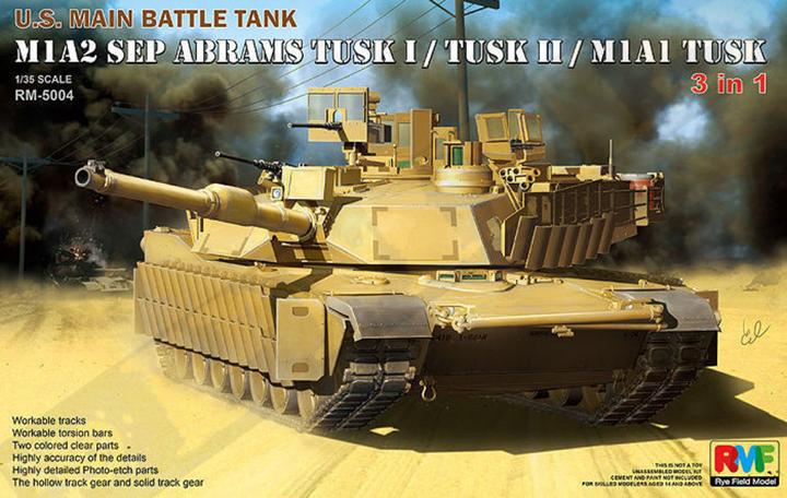 Produktbild Rye Field Model M1A2 SEP Abrams Tusk I/Tusk II/M1A1 Tusk