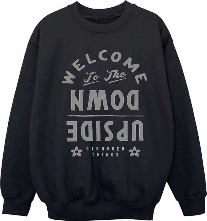 Netflix Stranger Things Welcome To Upside Down Sweatshirt Mädchen