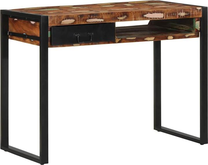 Produktbild VidaXL Schreibtisch Mehrfarbig 100x50x75 cm Massivholz Altholz Tisch (100 x 50 x 75 cm)