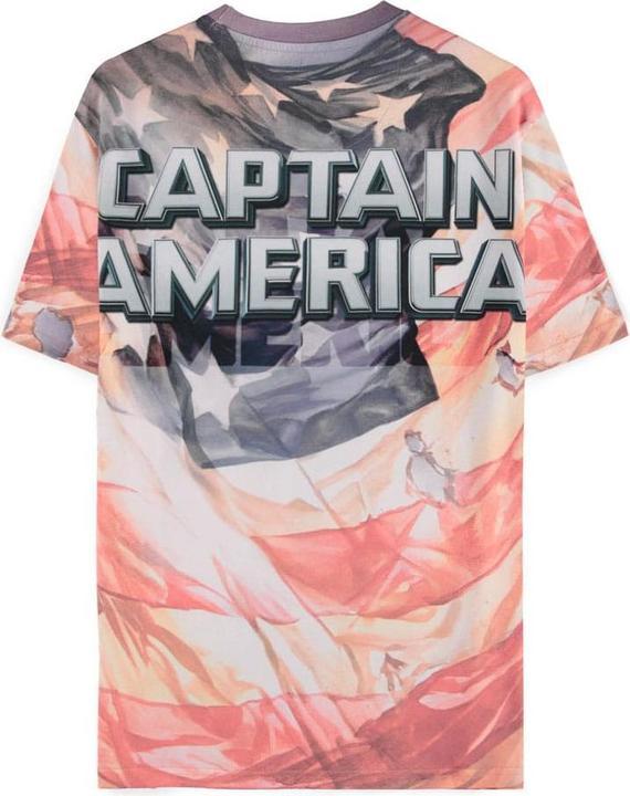Difuzed Captain America - Digital American AOP Men's Short Sleeved T-shirt - M (M)