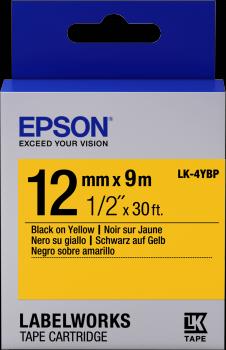 Etichetta energetica Epson Cassetta Per Etichette Lk-4ybp (1.20 cm, Giallo)